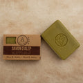 Savon d'Alep parfumé à l'ambre & musc 100g,,