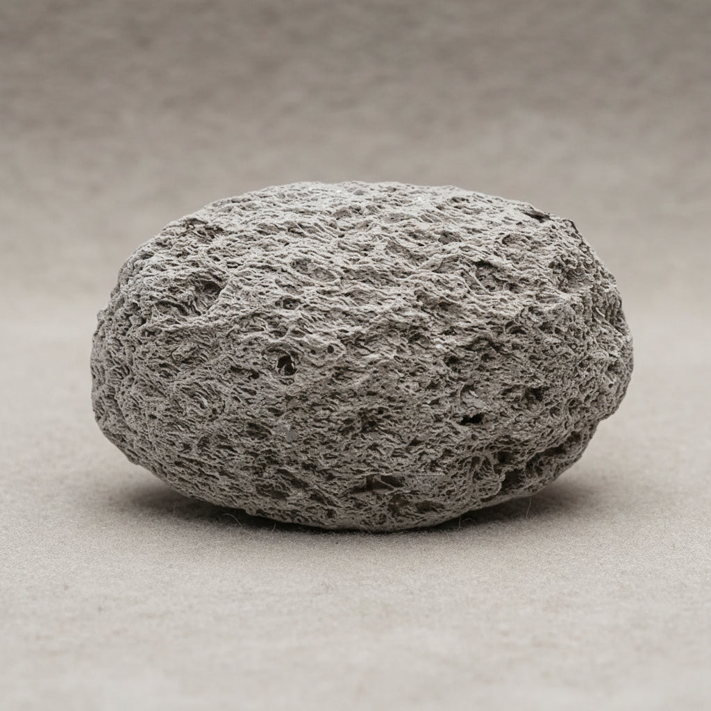 Pierre ponce volcanique grise