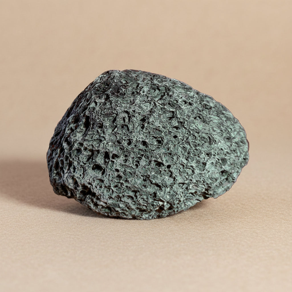 Pierre ponce volcanique noir