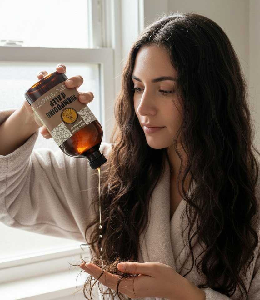 Shampoing d'Alep à l'huile d'Argan